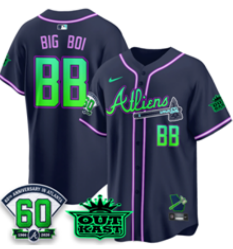 Men 2026 Atlanta Braves #88 Big bio blue Game Nike MLB Jersey 0727001->milwaukee brewers->MLB Jersey